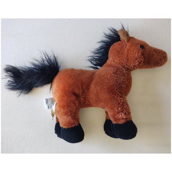 Ganz Webkinz Arabian Horse Brown Pony 10" Plush. Stuffed Animal. - Picture 2 of 4
